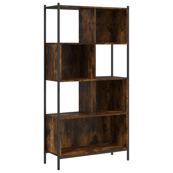 vidaXL Bibliothèque chêne fumé 72x28x172 cm en bois d'ingénierie