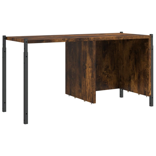 vidaXL Bibliothèque chêne fumé 72x28x172 cm en bois d'ingénierie