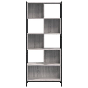 Bücherregal Grau Sonoma 72x28x172 cm