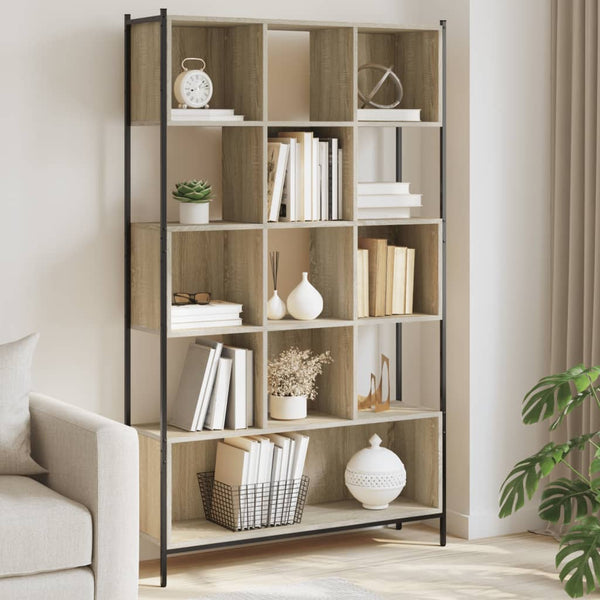 vidaXL Bibliothèque chêne sonoma 102x28x172 cm en bois d'ingénierie