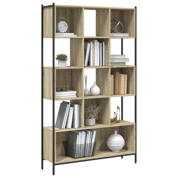 vidaXL Bibliothèque chêne sonoma 102x28x172 cm en bois d'ingénierie
