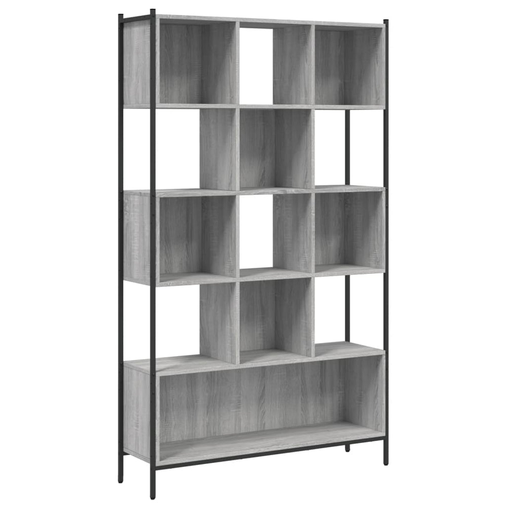 Graues Bücherregal Sonoma 102x28x172 cm