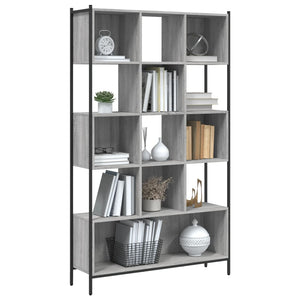 vidaXL Bibliothèque gris Sonoma 102x28x172 cm bois d'ingénierie