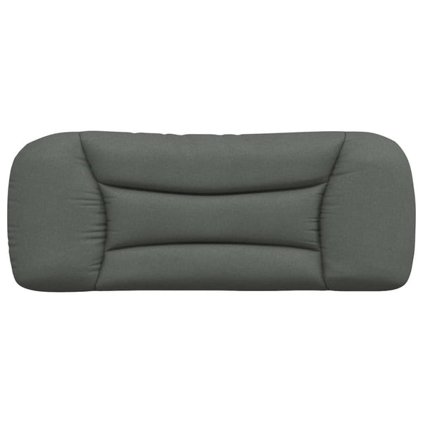 Kopfteilkissen Dunkelgrau 100 cm