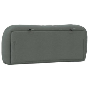 Kopfteilkissen Dunkelgrau 100 cm