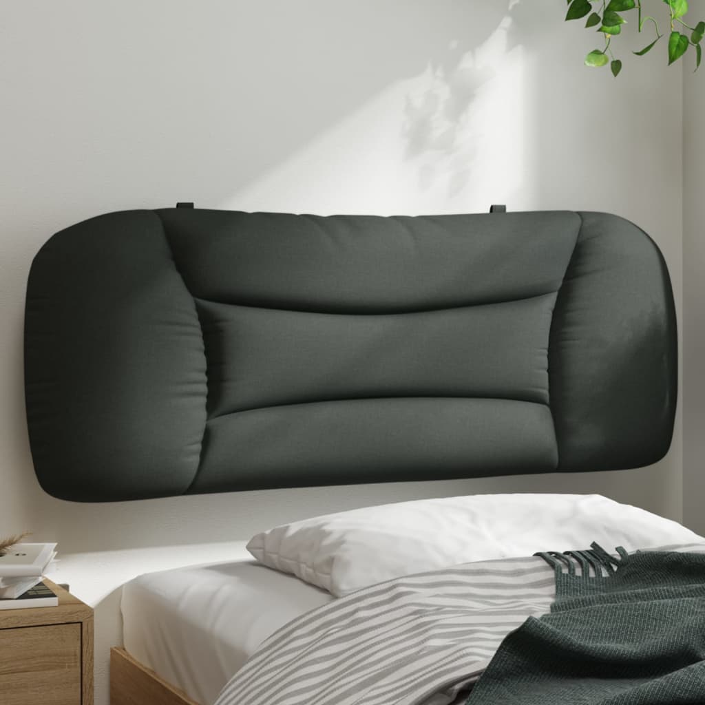 Kopfteilkissen Dunkelgrau 100 cm