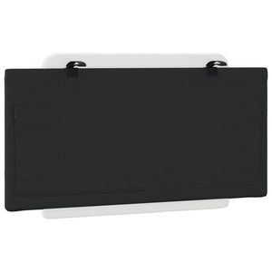 Kopfteilkissen Zadar Schwarz-Weiß 100 cm