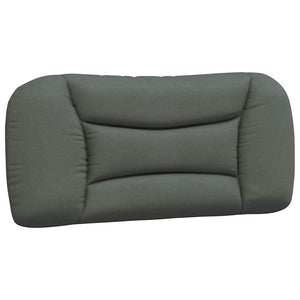 vidaXL Cadre de lit sans matelas « Hvar » gris foncé 80x200 cm tissu