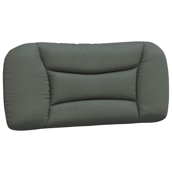 vidaXL Cadre de lit sans matelas « Hvar » gris foncé 80x200 cm tissu