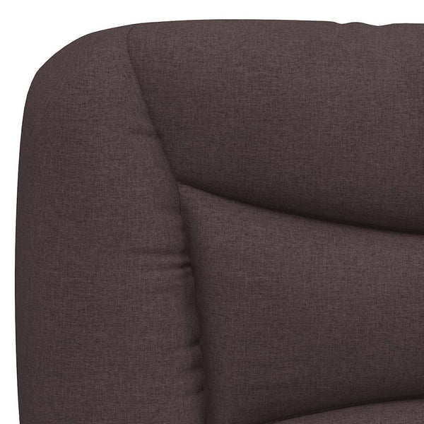 Bettgestell Dunkelbraun 80x200 cm Stoff