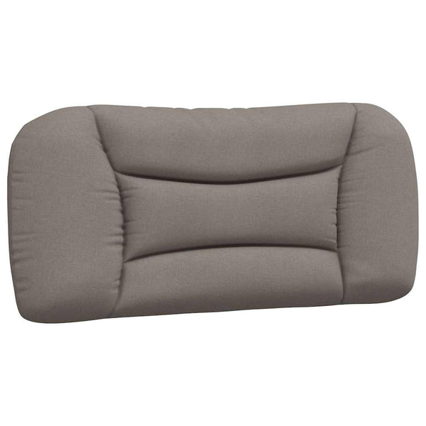 Bettgestell Stoff Taupe 80x200 cm