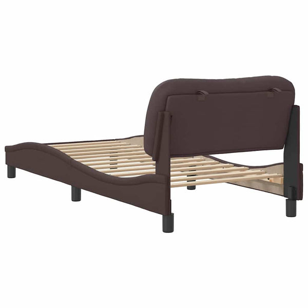Bettgestell Dunkelbraun 90x190 cm