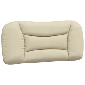 vidaXL Cadre de lit sans matelas "Hvar" Crème 90x190 cm Tissu