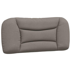 vidaXL Cadre de lit sans matelas "Hvar" taupe 90x200 cm tissu