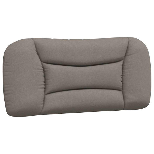 vidaXL Cadre de lit sans matelas "Hvar" taupe 90x200 cm tissu
