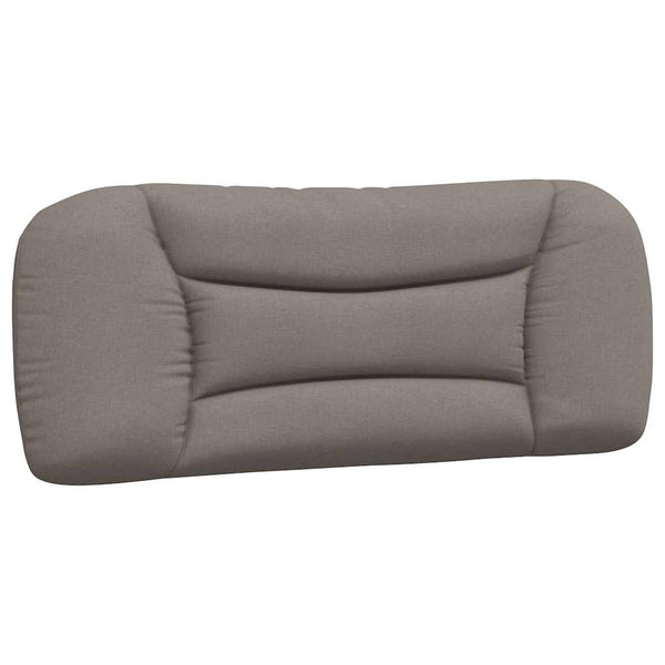 Bettgestell Taupe 100x200 cm Stoff