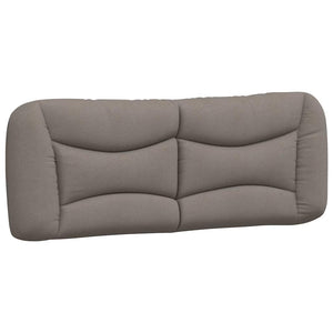 Bettgestell Stoff Taupe 120x200 cm