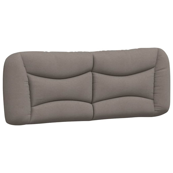 vidaXL Cadre de lit sans matelas « Hvar » taupe 140x190 cm Tissu