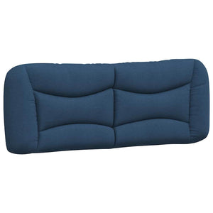 Bettgestell Blau 140x190 cm Stoff