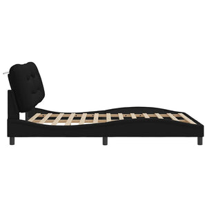 Bettgestell Hvar Schwarz 160x200 cm
