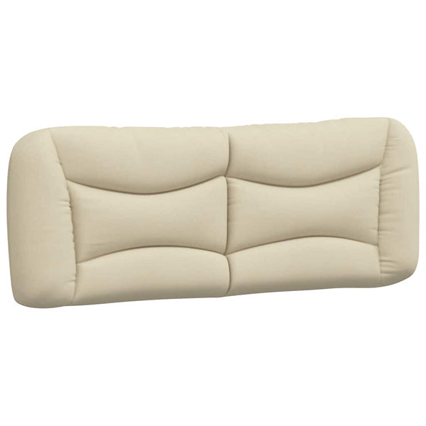 Bettgestell Creme Stoff 180x200 cm