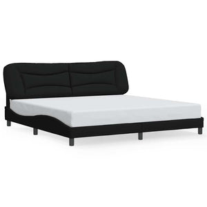 Bettgestell Hvar Schwarz 200x200 cm