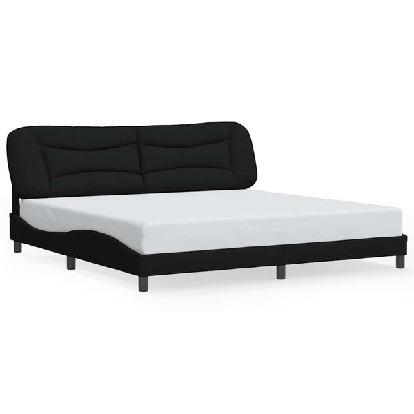 Bettgestell Hvar Schwarz 200x200 cm