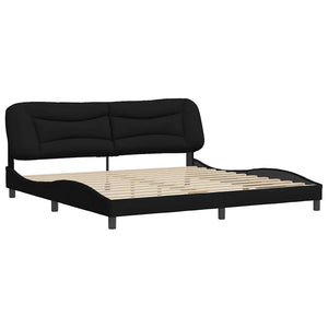 Bettgestell Hvar Schwarz 200x200 cm