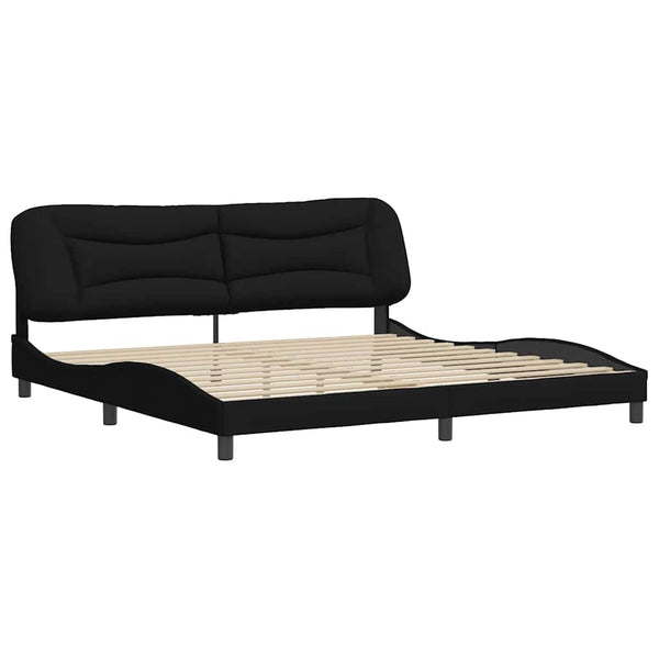 Bettgestell Hvar Schwarz 200x200 cm