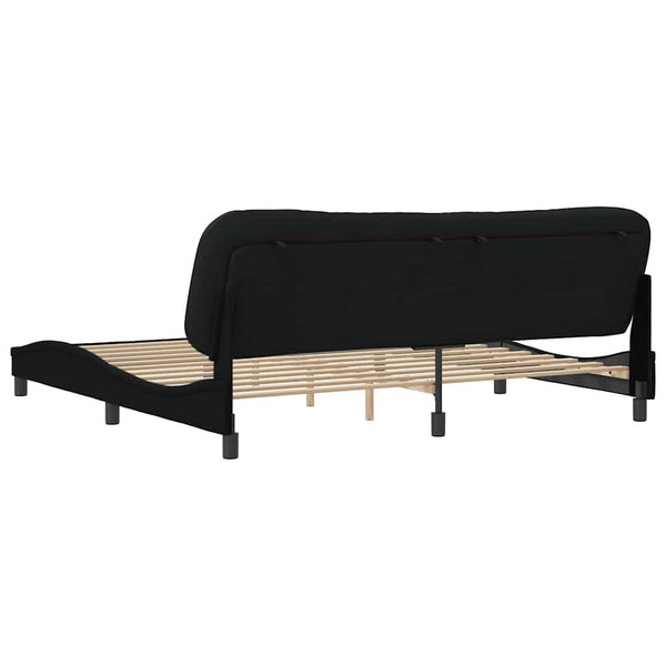 Bettgestell Hvar Schwarz 200x200 cm