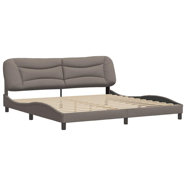 Bettgestell Hvar Taupe 200x200 cm