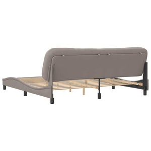 Bettgestell Hvar Taupe 200x200 cm