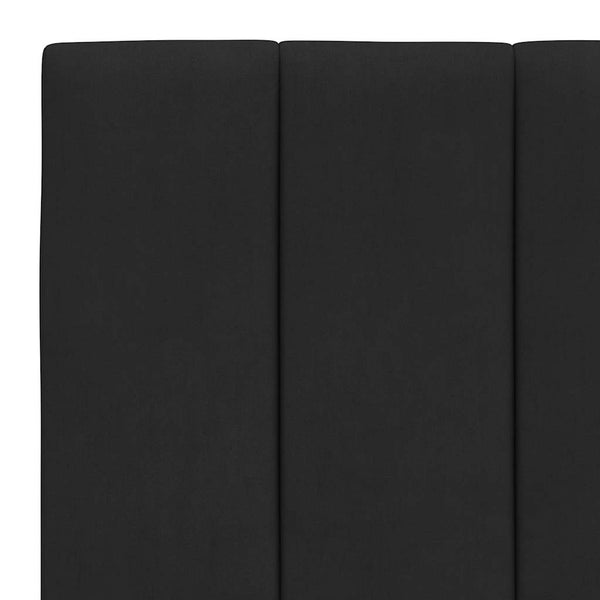 Bettgestell Hanko Schwarz Samt 80x200 cm