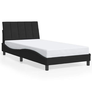 Bettgestell Hanko Schwarz Samt 100x200 cm