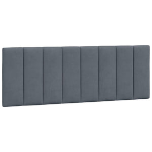 Bettgestell Hanko Dunkelgrau 120x200 cm Samt