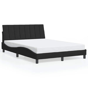 Bettgestell Hanko Schwarz 120x200 cm Samt