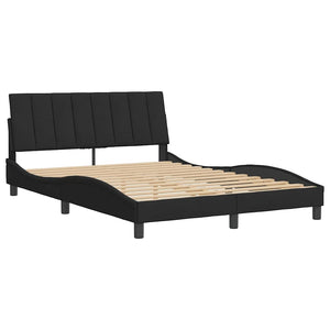 Bettgestell Hanko Schwarz 120x200 cm Samt