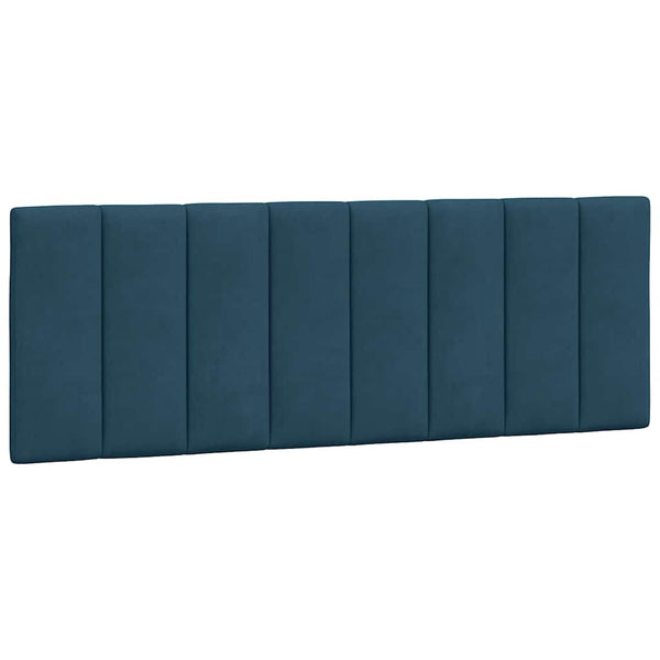 Bettgestell 120x200 cm Blau Samt