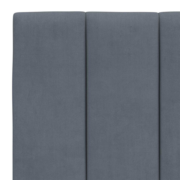 Bettgestell Dunkelgrau Samt 140x200 cm
