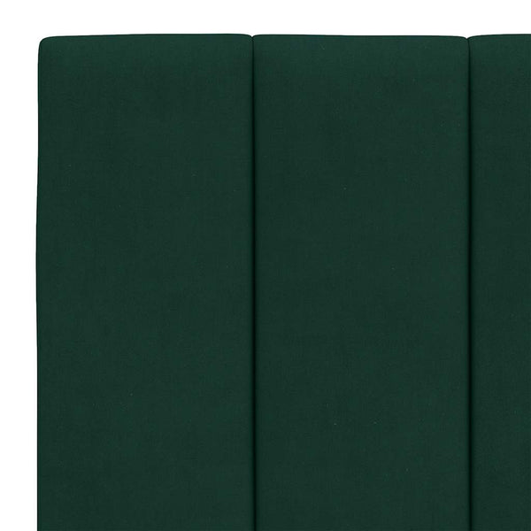 Bettgestell Samt Dunkelgrün 140x200 cm