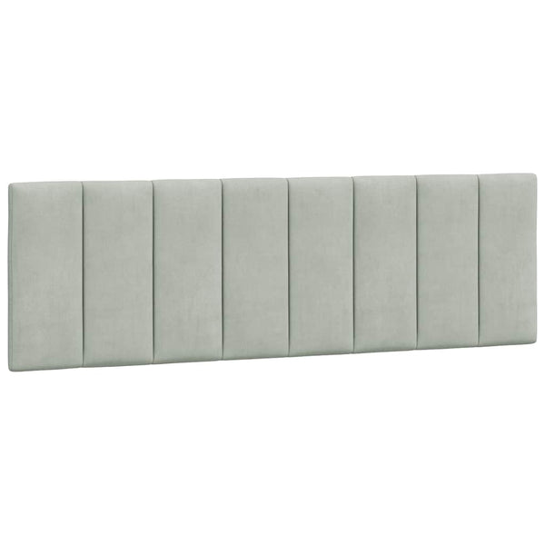 Bettgestell 160x200 cm Hellgrau Samt