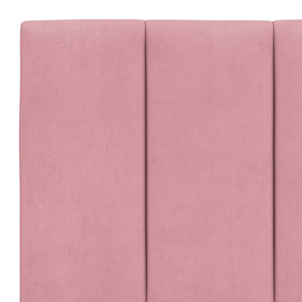Bettgestell Hanko Rosa Samt 160x200 cm