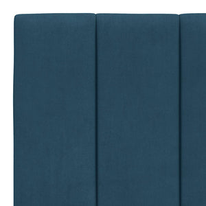 Bettgestell Hanko Blau 180x200 cm Samt