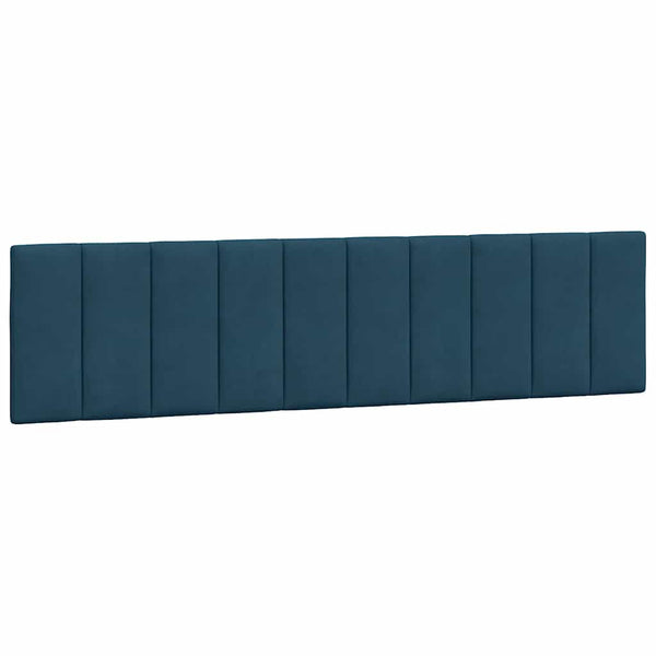 Bettgestell Hanko Blau 200x200 cm Samt