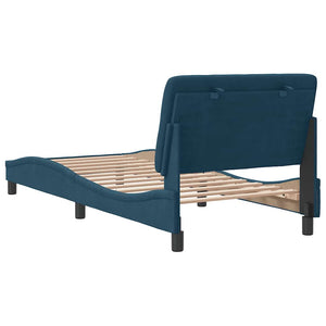 Bettgestell Blau 80x200 cm Samt