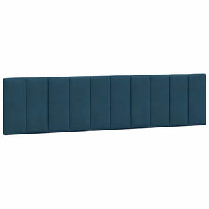 Bettgestell Blau Samt 90x190 cm