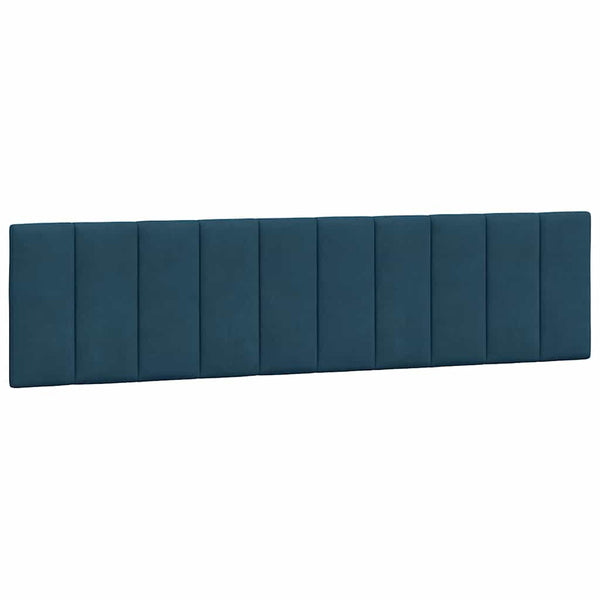 Bettgestell Blau Samt 90x190 cm