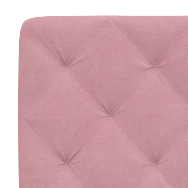 Bettgestell Rosa Samt 90x200 cm
