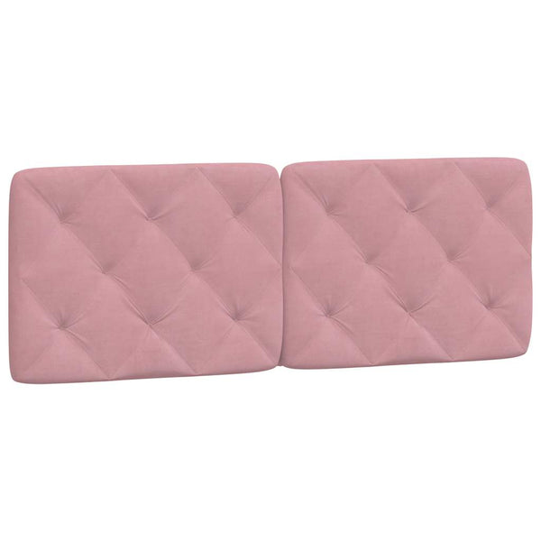 Bettgestell Rosa Samt 140x200 cm