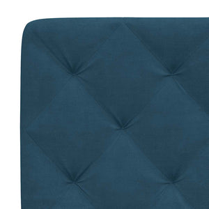 Bettgestell Blau 200x200 cm Samt